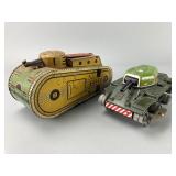 Louis Marx & Co. Tin Toy Tanks