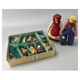 Boxed Set of Figurines and Dolls