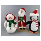 Holiday Fabric Figures Set of Three