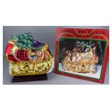 Mercury Glass Sleigh Decoration