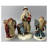 June McKenna Santa Claus Figurines