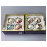 Glass Christmas Ornaments Set
