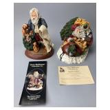 June McKenna Santa Figurines Set