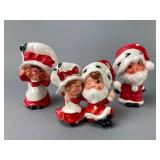 Ceramic Santa & Mrs. Claus Shakers