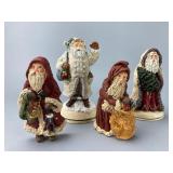 June McKenna Santa Claus Figurines