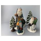 June McKenna Santa Figurines
