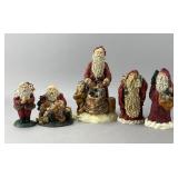 June McKenna Santa Claus Figurines