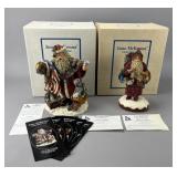 June McKenna Santa Figurines