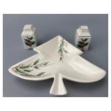 Ceramic Tree Dish & Shakers