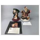 June McKenna Santa Figurines