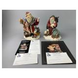 June McKenna Santa Claus Figurines