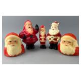 Santa Claus Wax Candle Group
