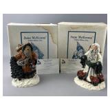 June McKenna Santa Claus Figurines