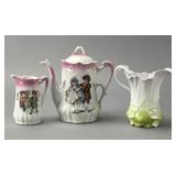 Porcelain Tea Set with Figures