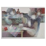 ï¿½lvar Suï¿½ol (ES, b. 1935) 'Les Balustrades' Litho