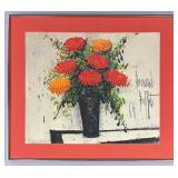Bernard Buffet ï¿½Les Soucis d'Oeilletï¿½ Lithograph