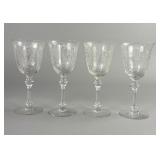 Set of 4 Tiffin 'June Night' Goblets