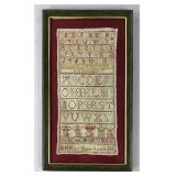 Early 19th C. Sampler 'Mary Hope Age 9'