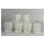6 Indiana Glass 'Diamond Point' Tumblers