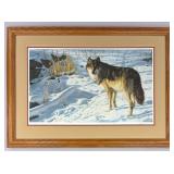 James Hautman (AM, b.1964) ï¿½Lone Wolf' Lithograph