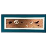 Arizona Copper Art 'Palatki - Red Cliffs - Sedona'