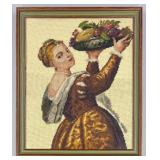 Needlepoint Piece Based on Titian's Masterpiece