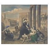Carl Hartmann (DE, 1818-1857) 'On the Roman Forum'