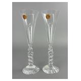 Y2K Cristal Dï¿½Arques 'Millennium' Champagne Flutes
