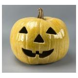 Ceramic Jack-o'-Lantern Decoration