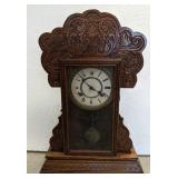 Vintage carved kitchen clock