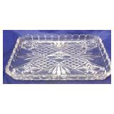 Glass serving tray