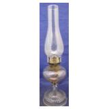 18 1/4" Tall oil lamp