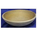 Wood dough bowl