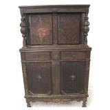 Carved Jacobean cabinet