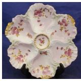 Limoges porcelain oyster plate