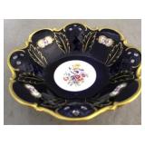 Footed porcelain bowl signed Made in Germany