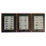 Set of 3 Framed Lure Descriptions