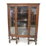 Vintage Fancy Leg China Cabinet