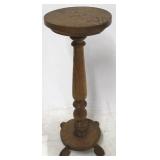 Oak plant stand