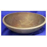 Wood dough bowl