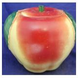 Vintage apple cookie jar