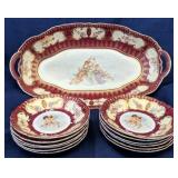 Victoria Austrian 13 Piece dessert set