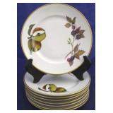 8 Royal Worchester Evesham dessert plates