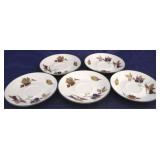 5 Royal Worchester Evesham saucers