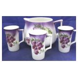 4 Piece Dresden China cider set