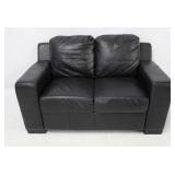 Leather Loveseat - 57" x 34" x 37"
