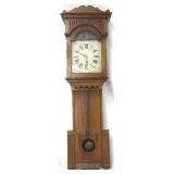 Tall antique wall clock