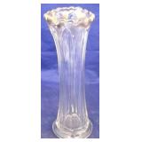 Swung glass vase