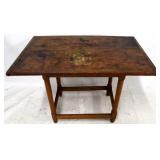 Vintage wooden tavern table