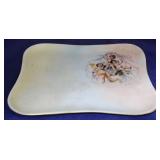 Porcelain vanity tray with cherubs